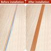 1pc 1m 7cmX1.5cm Pvc Floor Transition Strip Door Threshold Ramp Self Adhesive Carpet Edging Strip Doorway Edge Trim Smooth