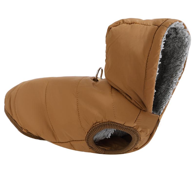 

Warm Fleece Dog Coat Hoodie for Small Medium Dogs Winter Puppy Clothes Jacket with D-Ring Thick Cozy Pug Dachshund Parka Costume XS
