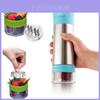 Garrafa de Água Saborizada Aqua Zinger Com Infusor de Sabor e Design em Aço Inoxidável Para Hidratação Saudável