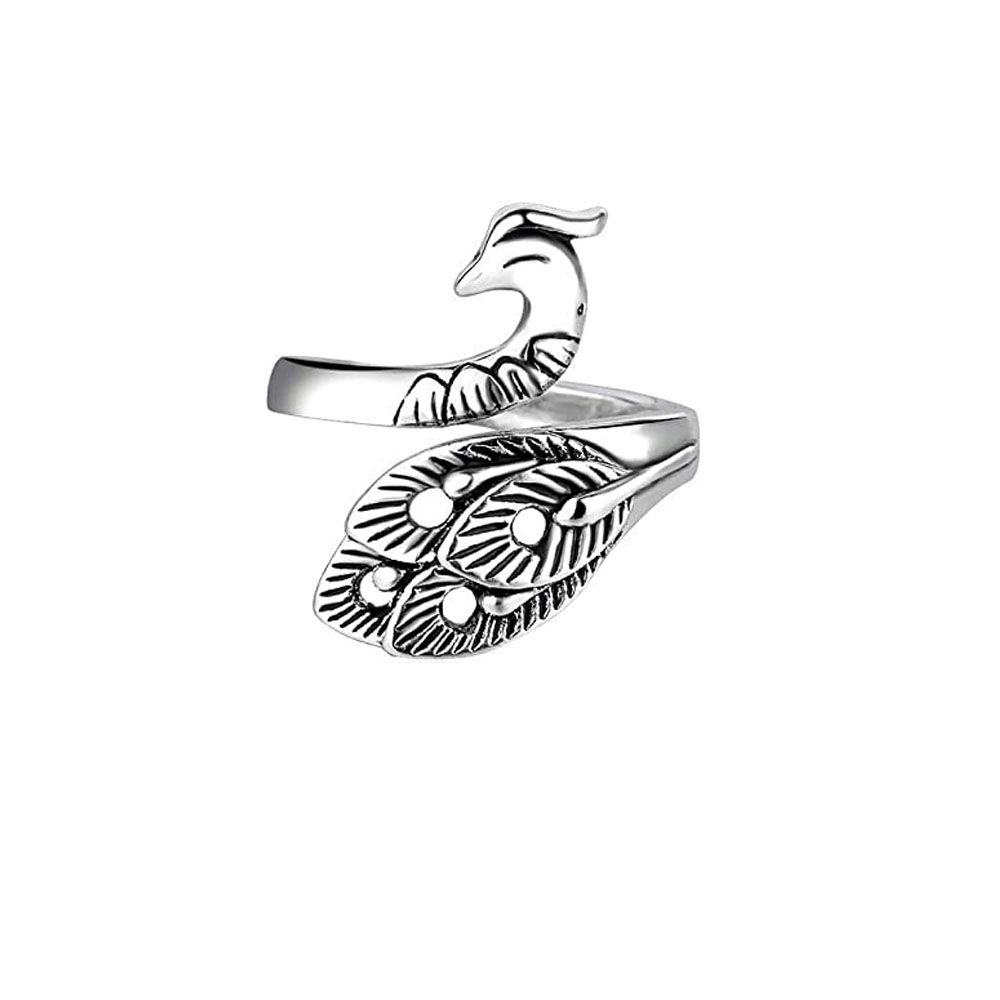 Accessories Ring Sewing Accessories Knitting Loop Crochet Ring Peacock Fish Phoenix Thimble Ring