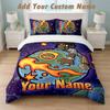 Bedding Set 1 Duvet Cover 2 Pillowcases Travis Scott Print Soft Bed Linen Bedroom Decor