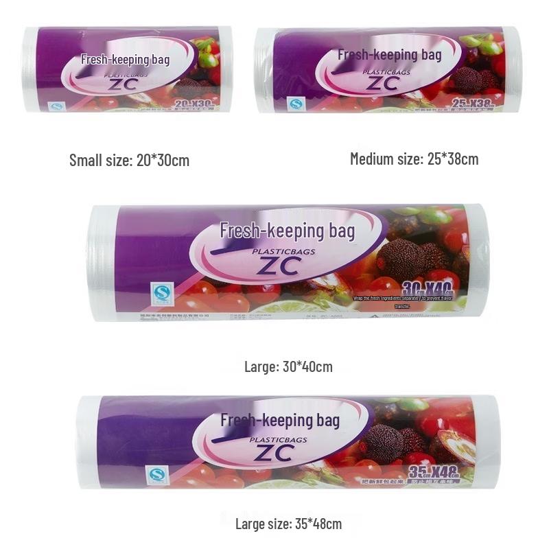OIMG Disposable Transparent Flat Food Bags