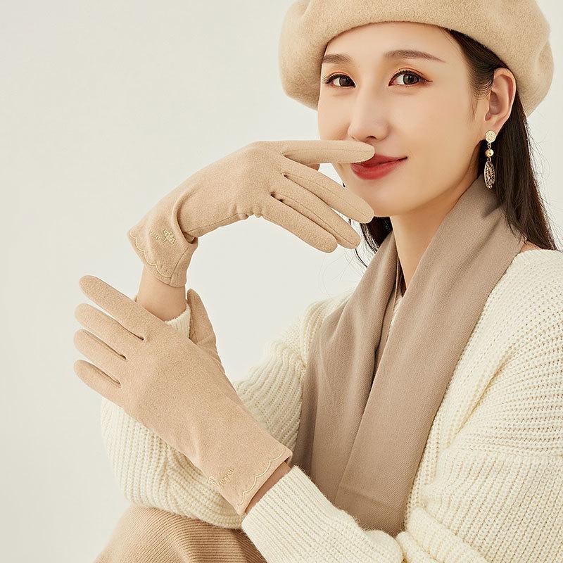 Women's Windproof Touchscreen Winter Cycling Gloves for Cold Protection