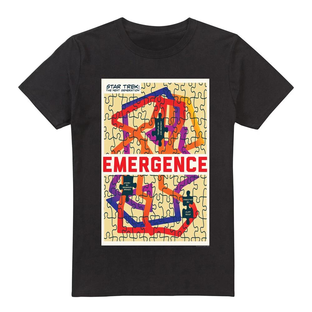 Star Trek TNG Season 7 Episode 23 100% Cotton T-shirt Mens Tees Top S-5XL, Black 3XL