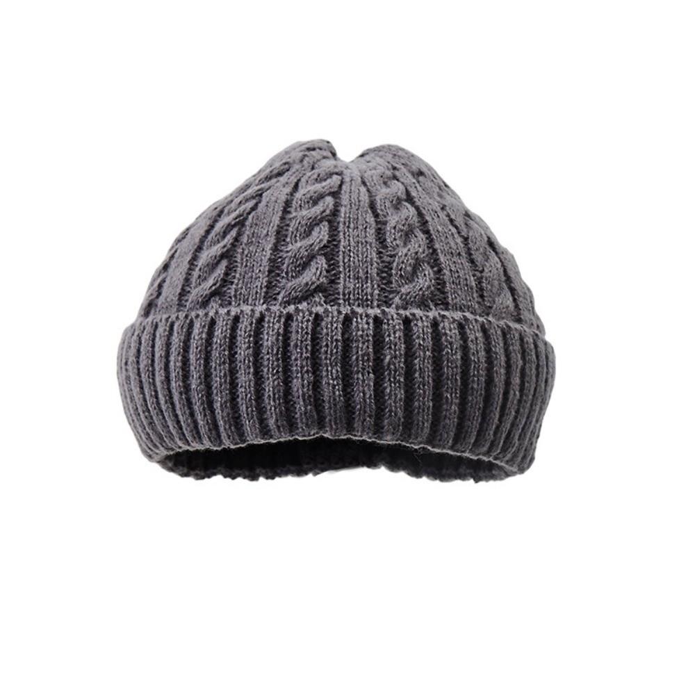 Cable Knit Cable Knit Beanie Hat Thermal Cold Weather Beanie Winter Thermal Beanie  For Hiking