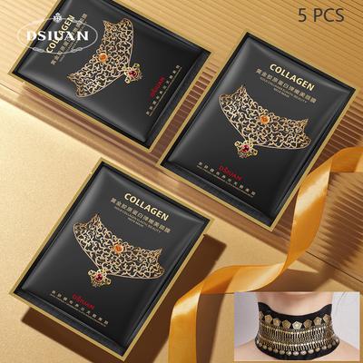 Gold Collagen Neck Mask Refreshing Moisturizing Swan Neck Fade Fine Lines Neck Mask