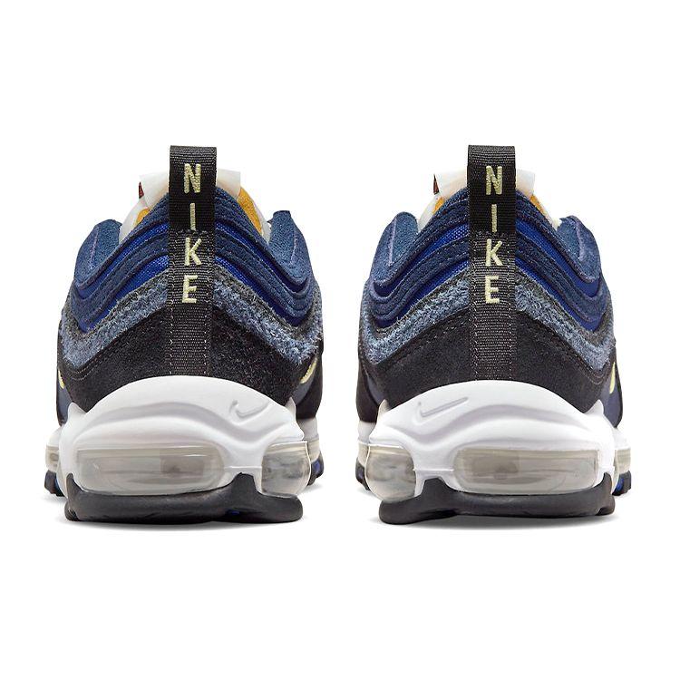 Nike Air Max 97 SE Running Club - Blue Men Sneakers Black Light-Zitron Deep-Royal-Blue DH1085-001