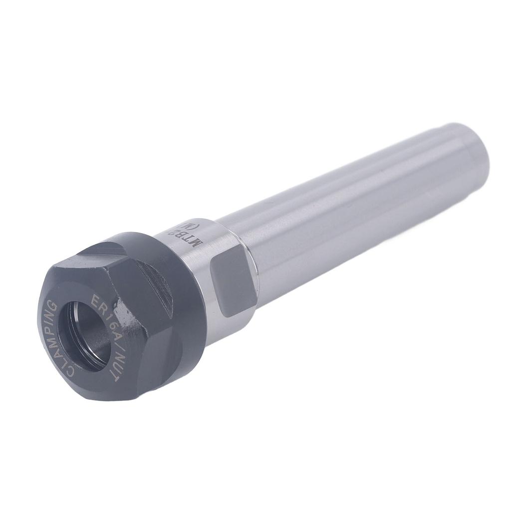 Chuck Shank Holder MTB2 ER16 M10 Manganese Steel Morse Shank Holder with ER16A Wrench for CNC Lathe