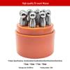 Handmade Jewelry Metalworking Kit: Anvil, Punch, Pit, and Chiseling Tools for Ring and Bead Crafting.
