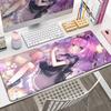 Hololive Anime Kawaii Girl Himemori Luna Mouse Pad Large Laptop Keyboard Mat Non-slip Rubber Base Office Mouse Mats XXL Desk Rug