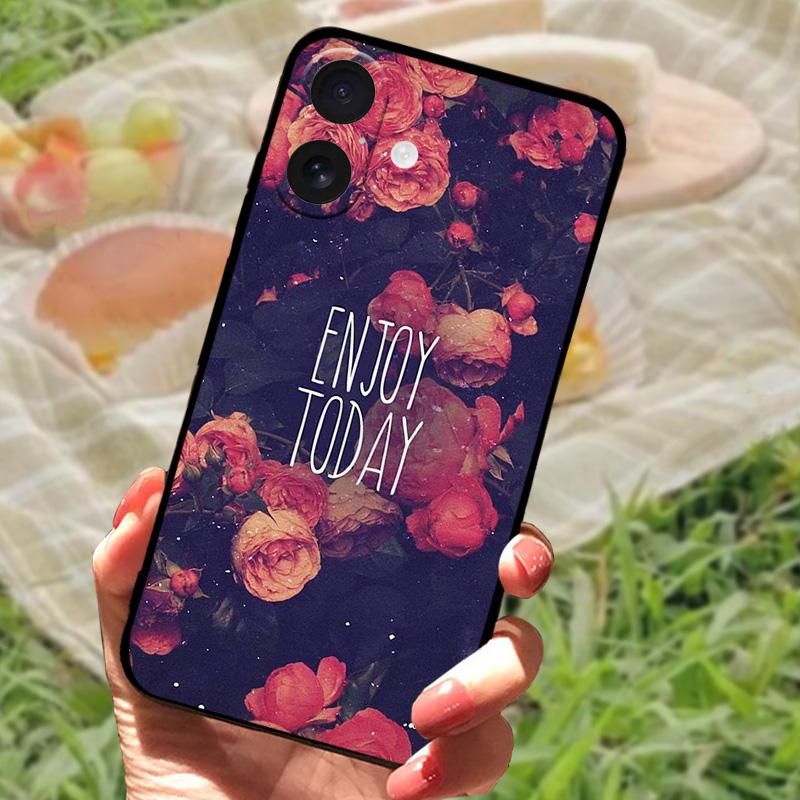 For Apple iPhone 16 Plus Cover iPhone16 Full Protective Silicone Phone Coque For iPhone 16 Pro Max Soft TPU Shockproof  Fundas