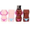 1PC Lovers Gifts Pouzdro na zapalovač Vodotěsný silikonový zapalovač Ochranný Creative Sexy Body Couple