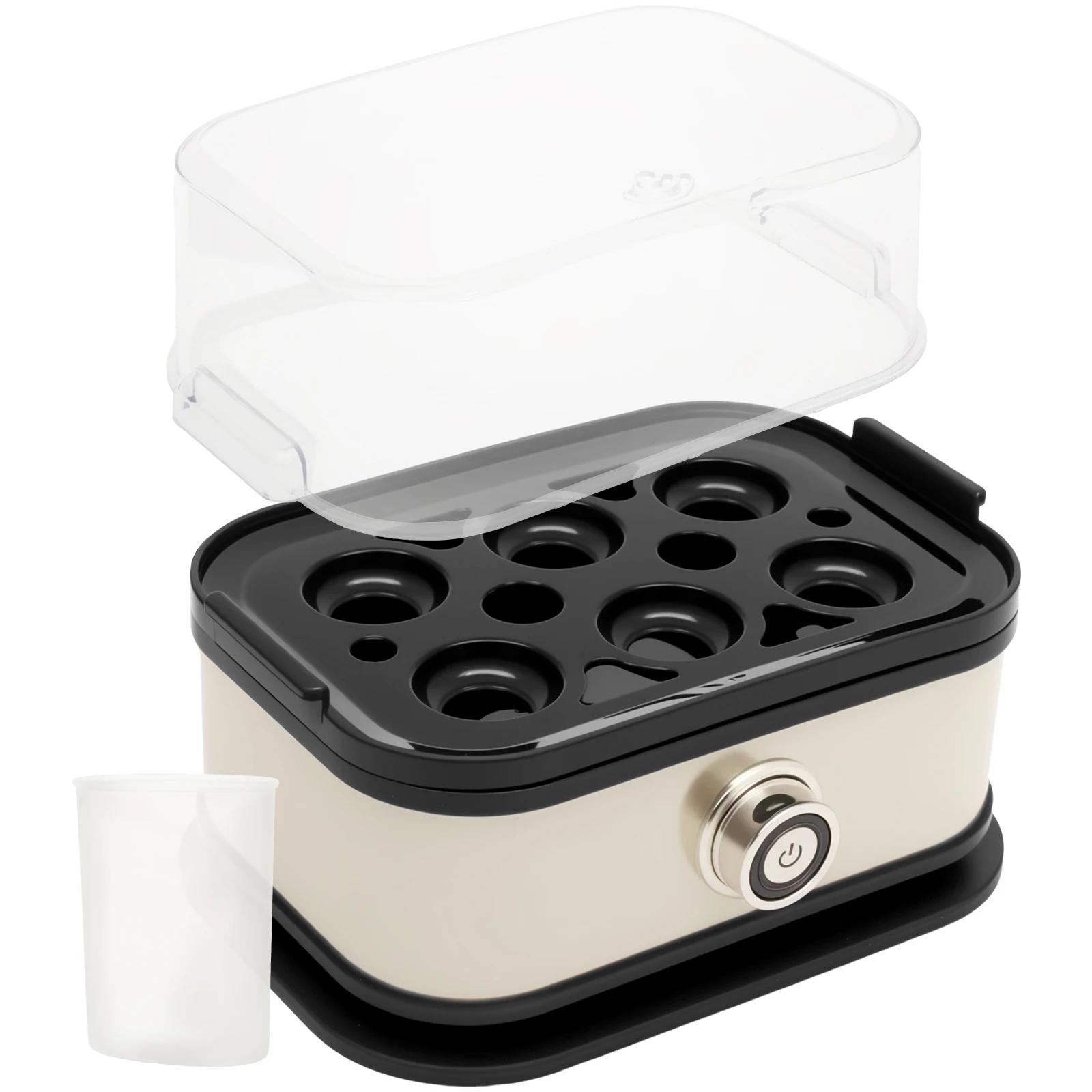 Электрическая яйцеварка на 6 яиц из нержавеющей стали с функцией автоматического отключения, безопасная яйцеварка для дома