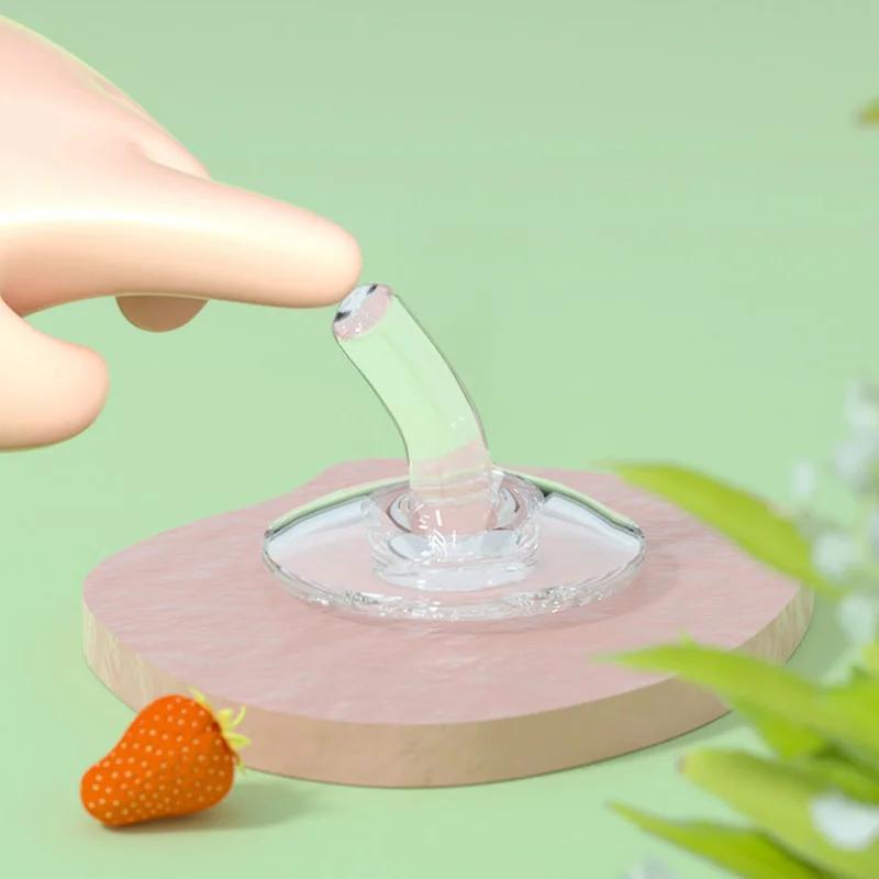 1pc Baby Medicine Dispenser Cartoon Frog Syringe Dropper Type Flow Dispenser with Graduated Measurements Medicine Feeder Feeding