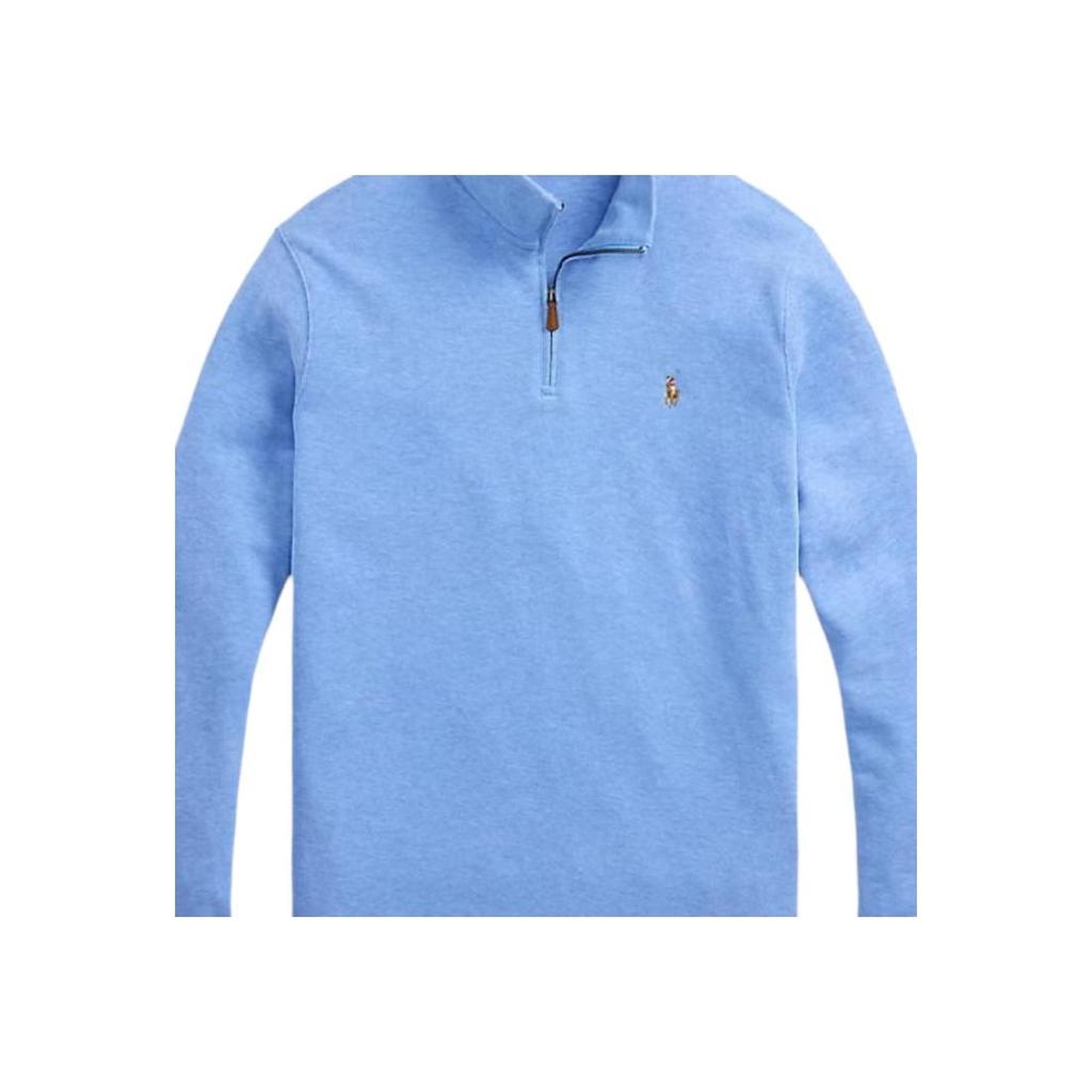Polo Ralph Lauren FW25 Logo Mock Neck Long Sleeve Sweatshirt Men sweatshirt MNPOKNI16824671-400