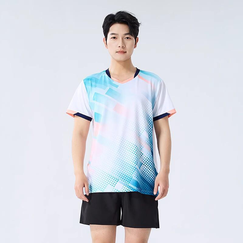 Lightweight Breathable Quick-Dry Sport T-Shirt Badminton Tennis Table Unisex Athletic Wear