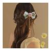 FASELE Hair Stick, Hair Accessory, Casual, Stylish, Sweet, Cute Rose Flower Ribbon Hair Clip, Popular Women's Elegant Fashionable for Kimono, Western