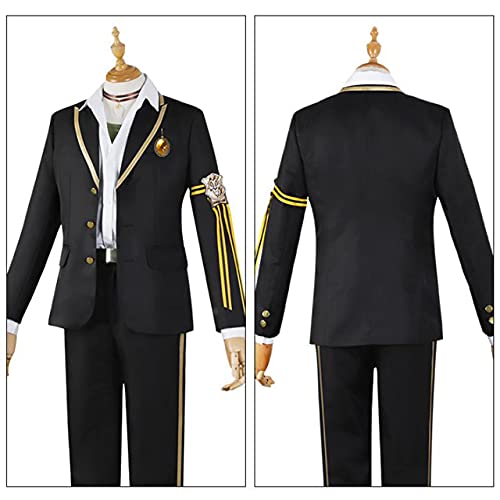 [Angel Moon] Twisted Wonderland Jack Howl Cosplay Costume Savanaclaw Dorm Uniform (Women's M)