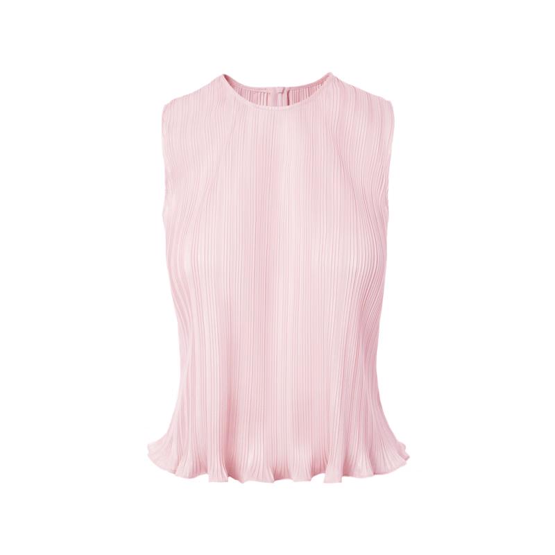 LANCY Ruffle Sleeveless Top & Skirt Collection XL