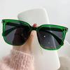 Fashion Oversized Sunglasses Woman  Designer Vintage Square Sun Glasses Female Big Frame Gradient Shades Oculos De Sol
