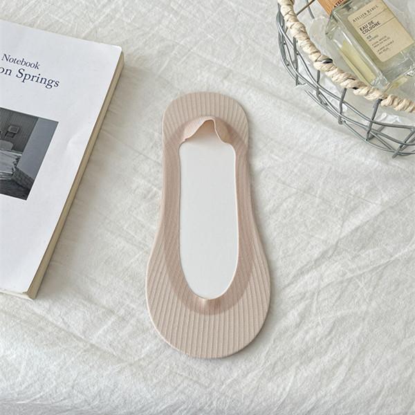 Women'S Summer Ice Silk Invisible Socks With Cotton Soles Are Non-Slip And Non-Dropping Heels Socks Thin High Heels Socks Are Black