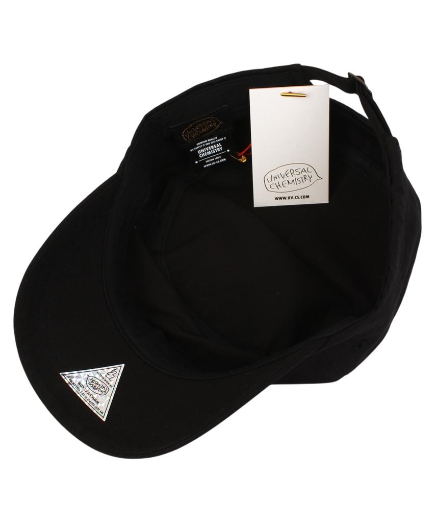 Yunibeosyeolkemiseuteuli Washing Black Logo Workcap Marine Cap