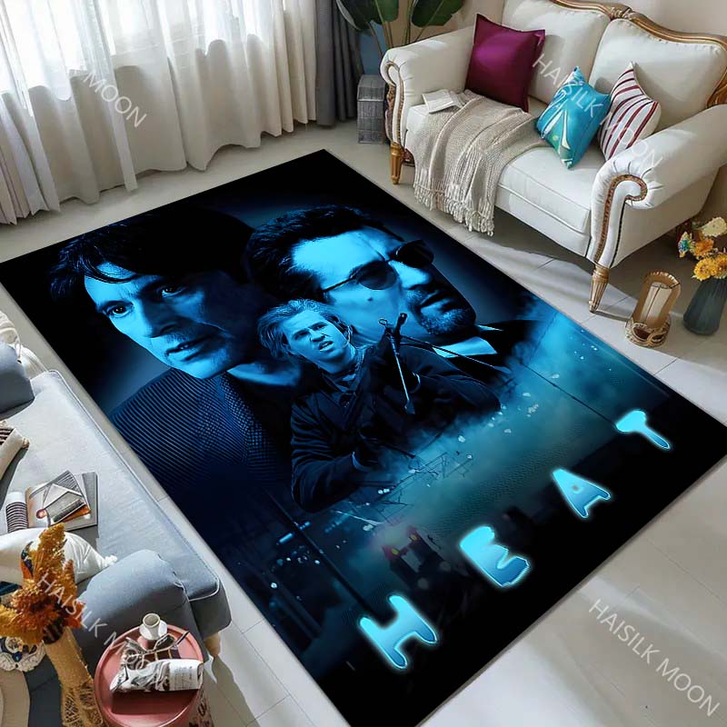 1PC Movie Poster Gunman City Carpet for Living Room Bedroom Sofa Home Decor Rus Non-slip Floor Mat Luxury Gift