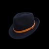 French Felt Hat Versatile Belt Decorative Wool Hat