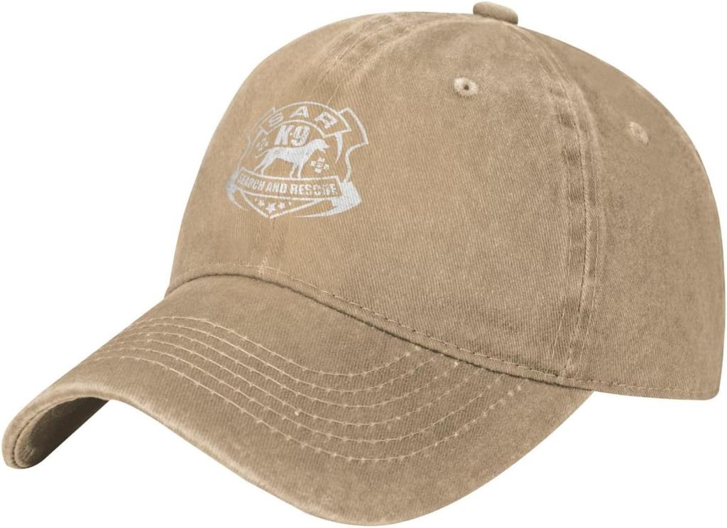 Sar K9 Search And Rescue Baseball Cap Washed Cotton Low Profile Adjustable Dad Hat Unisex
