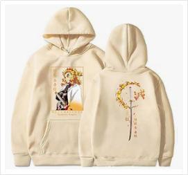 Men's and Women's Fleece Sweater Jumper Hoodie Anime hoodieStranger Things4