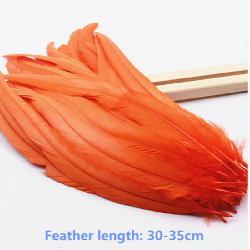 10Pcs/Lot Natural Rooster Tail Feathers 30-35Cm 12-14" Pheasant Feathers For Crafts Wedding Decoration Diy Clothes Plumas