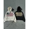 Unisex Y2K Kapuzen-Reißverschluss-Sweatshirt Oversized Streetwear Punk Grafikdruck Lockere Passform
