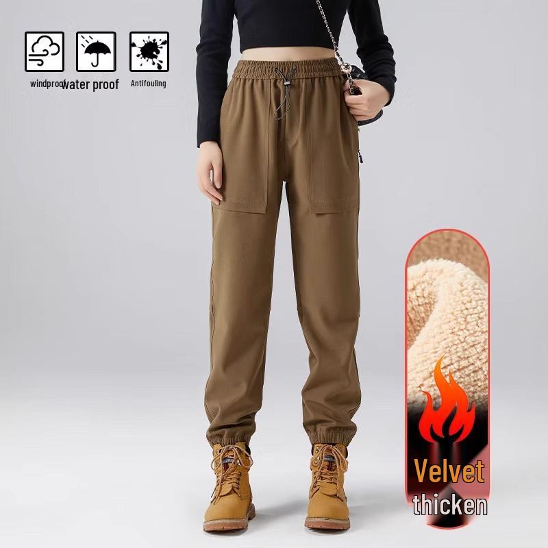 Unisex Windproof Waterproof Softshell Jogger Pants for All Seasons