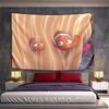 Landscape Wall Tapestry Marlin and Nemo Clownfish Hiding In Sea Anemone, Coral, Wide Decor for Adult Bedroom Fan Collector