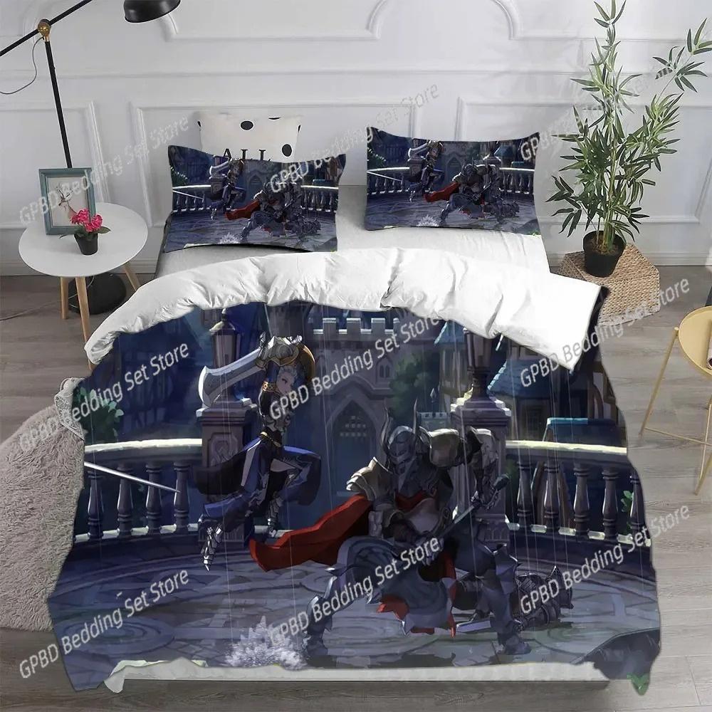 

3D Printed Game Unicorn Overlord Beding Set Bedrom Soft Modern Bedspreads Comefortable Soft Duvet Cover Comfortable Quilt Cover And Pilowcase 135*200cm Eu-Single