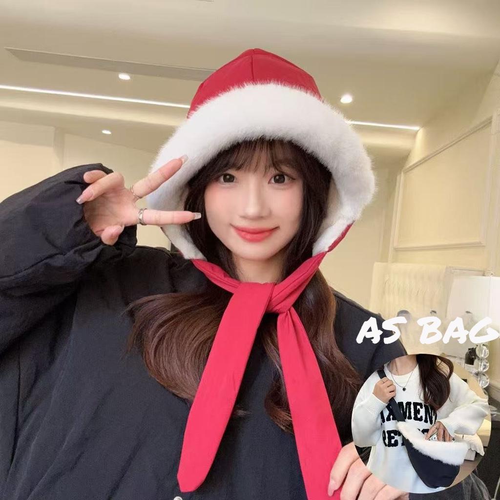 1pc Winter Warm Beanie Hat for Women,leisure Y2k Style Adjustable Pilot Hat,as A Bag,Long Ear Straps Peruvian Cover Ear Beanie