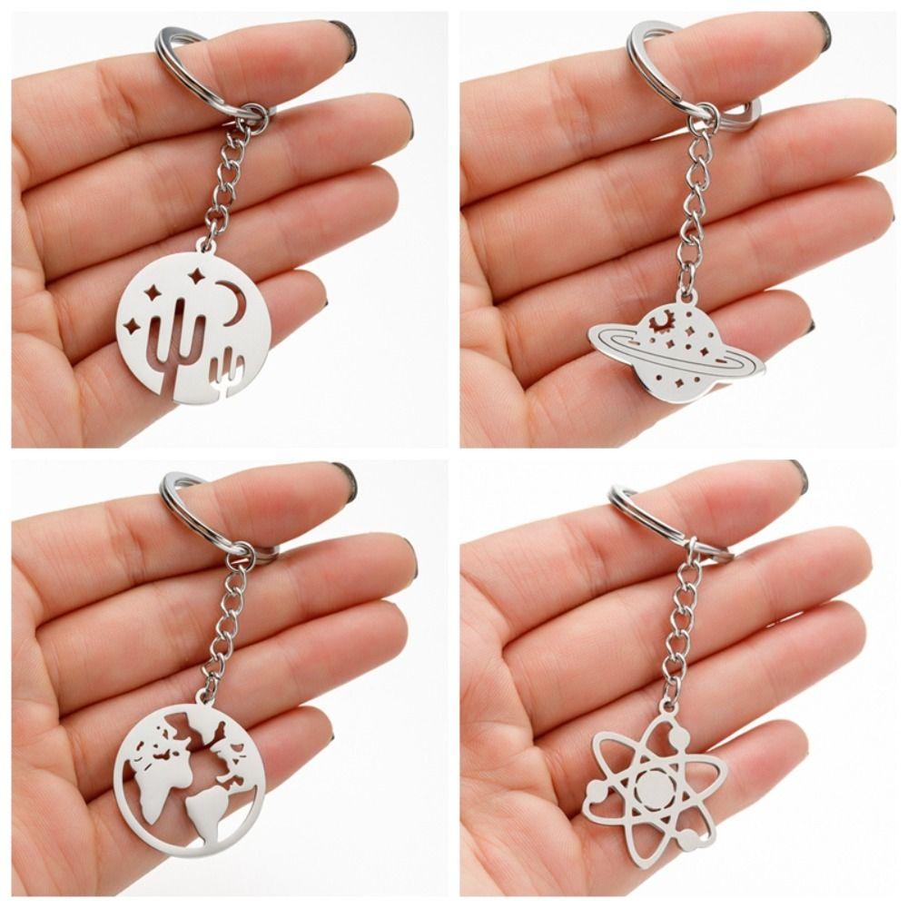 

Stainless Steel Halloween Ghost Keychain Universe Ghost Keychain Jewelry Accessories