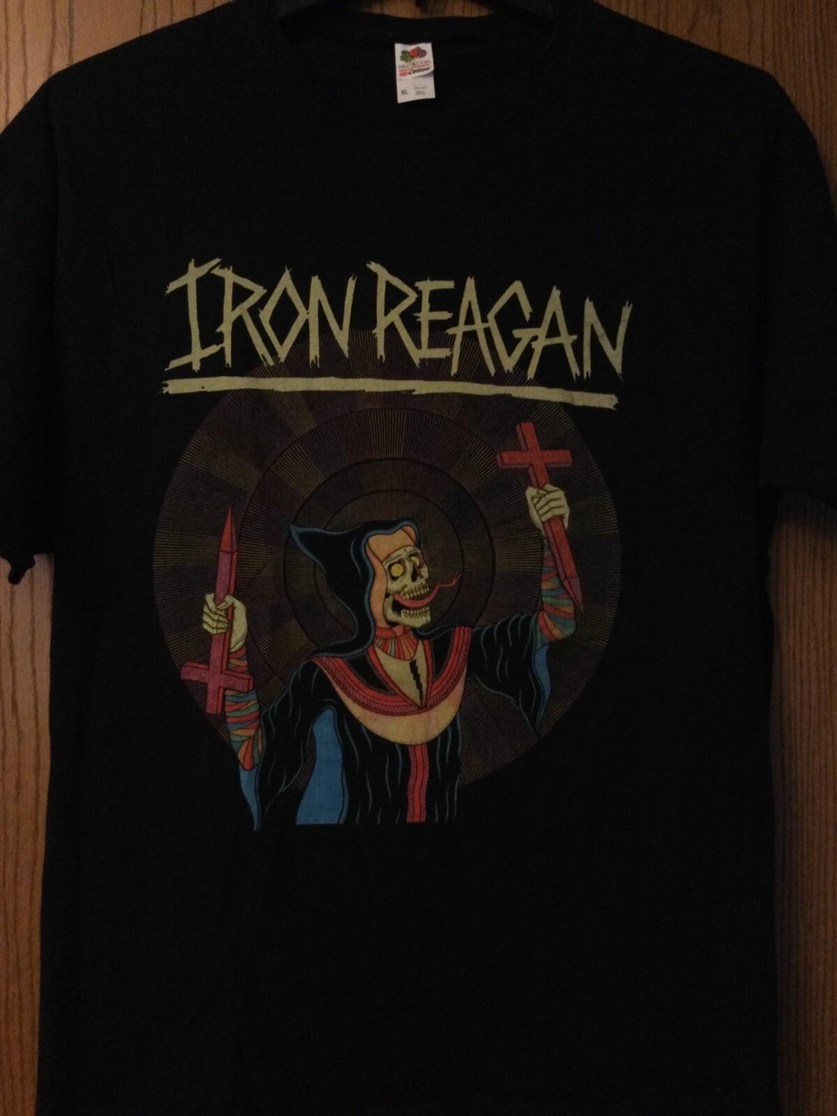 Iron Reagan - Black Shirt - Graphic - Fruit Of The Loom - XL L