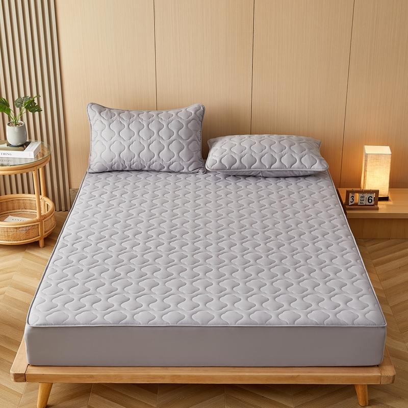 

Чехол для матраса из хлопка с утолщением, стеганый защитный чехол для матраса, гипоаллергенный мягкий наматрасник, постельное белье 140/160/200x200 см 160x200x30cm