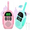 2X Walkie Talkie For Kids Two Pieces Blue Pink Set Range 3Km