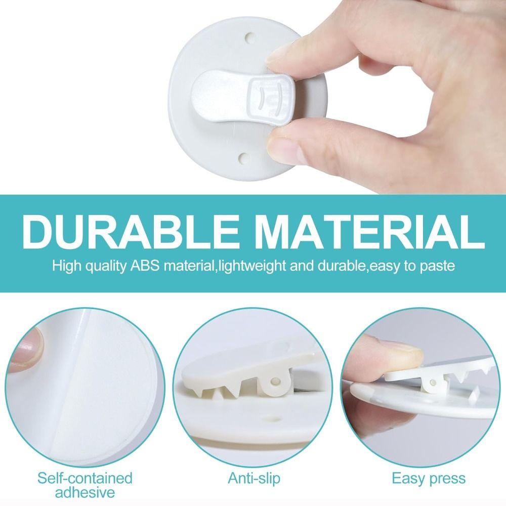 White Shower Curtain Clips Waterproof Curtain Fasteners Reusable Curtain Clips Home Shower