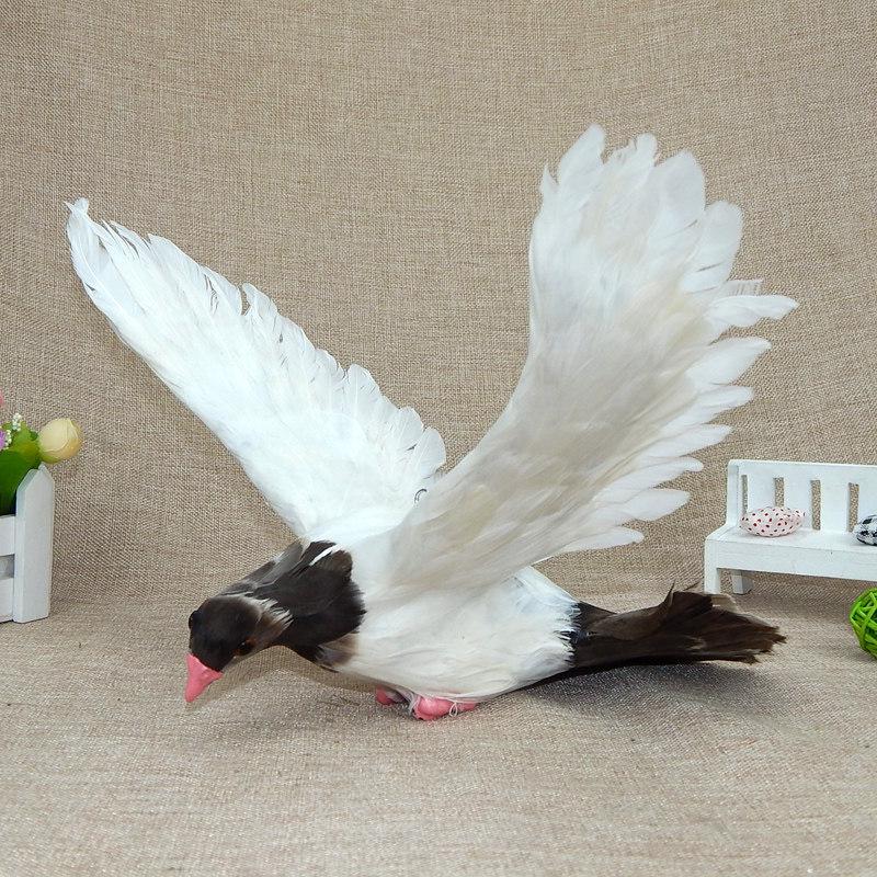 Realistic Pigeon Ornaments: Fake Pigeon Dolls, Wedding Decor, Animal Models, Peace Bird Props