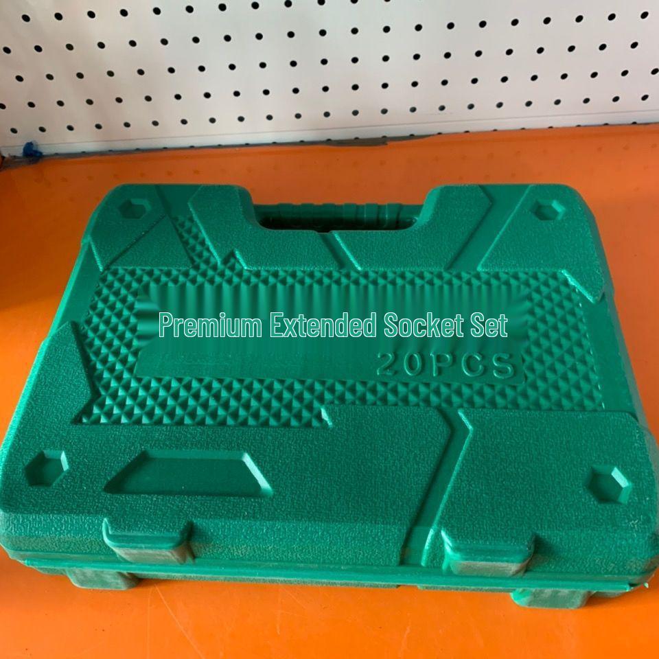 Electric Wrench and Socket Set for Auto Repair 8-Piece