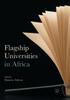 Kniha Flagship Universities In Africa