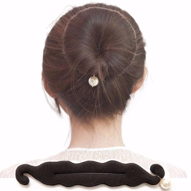 Hair Disk Donut Hairstyle Twist Maker Foam Sponge Clip Easy Big Ring Hair Bun Maker Bun Hairpins Updo Bun Curler Braider Women