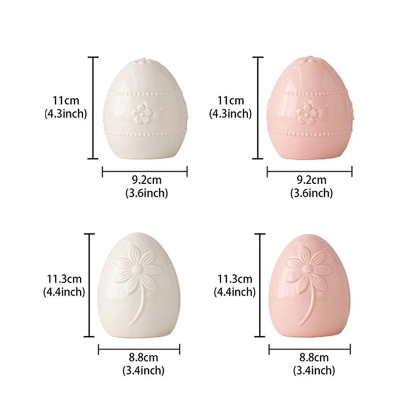 Uova di Pasqua in Ceramica Ornamento Perfetto per l'Ambientazione del Festival Intramontabili Centrotavola Decorazioni Artistiche per la Casa