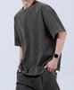 Top Boy Heavy Duty Pigment Oversized Short Sleeve T-Shirt Charcoal