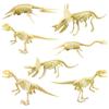 7 Pieces Plastic Dinosaur Skeleton Toys Figures Carfts Collection Educational Gift