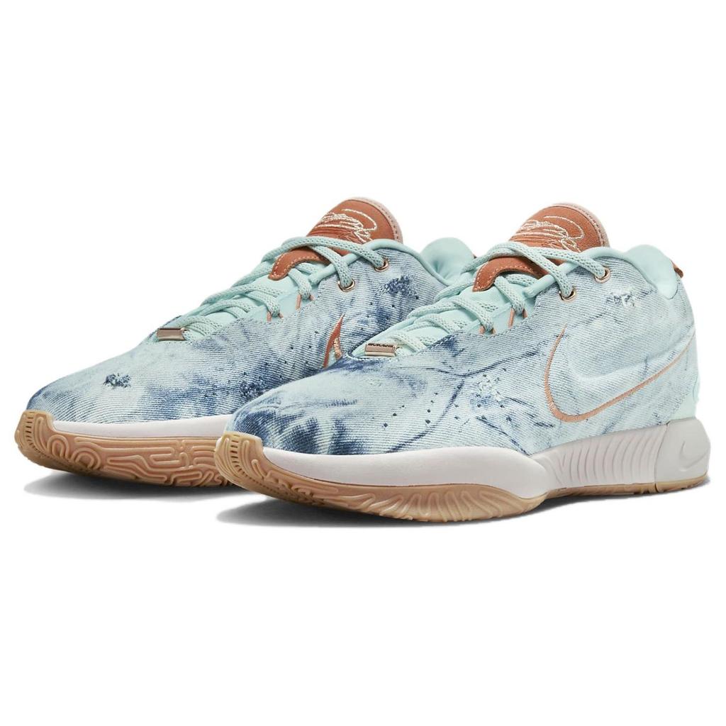 Nike LeBron 21 Aragonite Men Sneakers Blue Jade-Ice Emerald-Rise HF5467-300