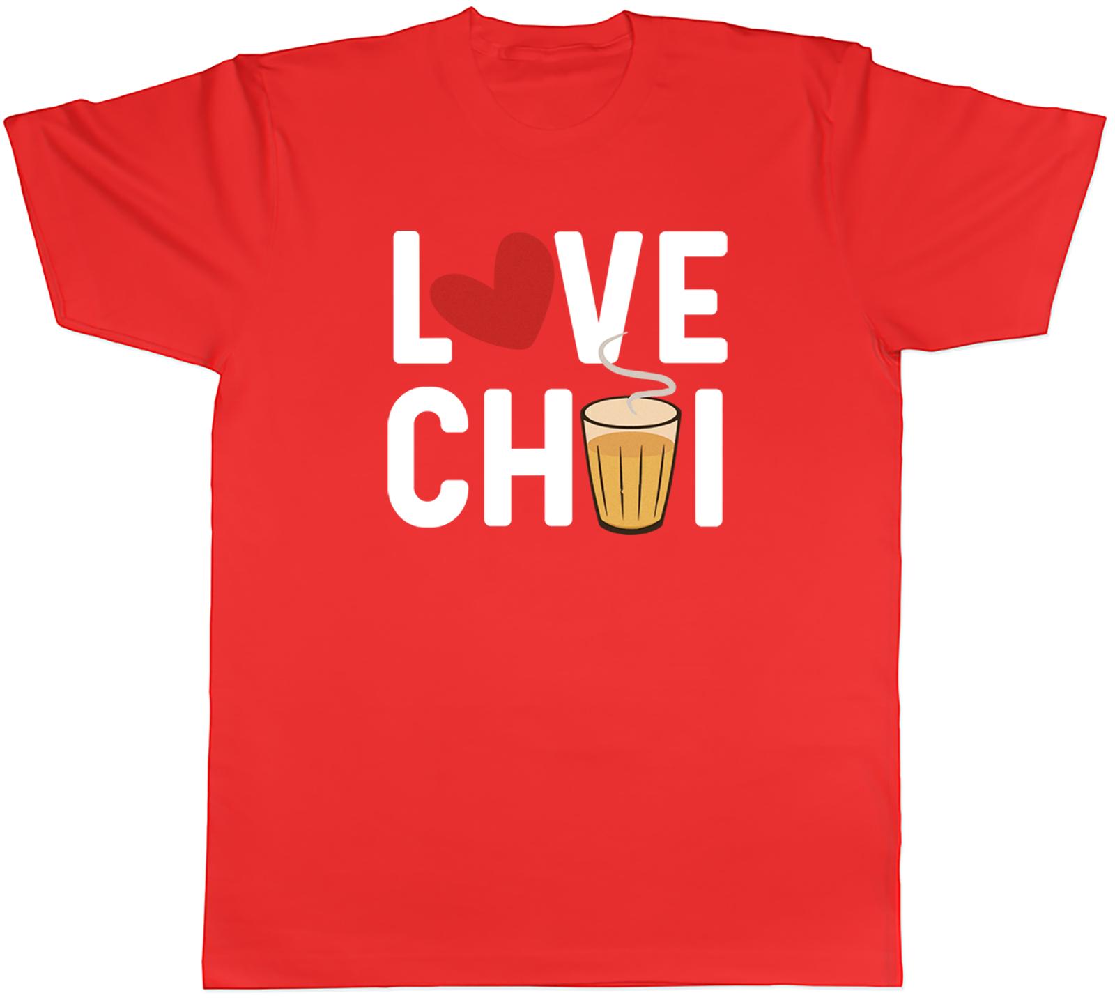 Love Chai Unisexs TShirt Indian Masala Karak Tea Unisex Tee Gift S